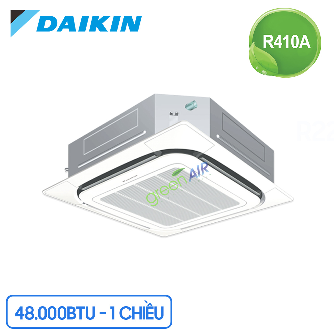 Điều Hòa Âm Trần Cassette Daikin 1 Chiều 48.000 BTU (FCNQ48MV1/RNQ48MY1) Điều Khiển Dây (BRC1C61+BYCP125K-W18)