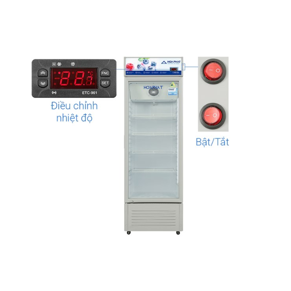 Tủ mát Hoà Phát 280 lít HSR D6280