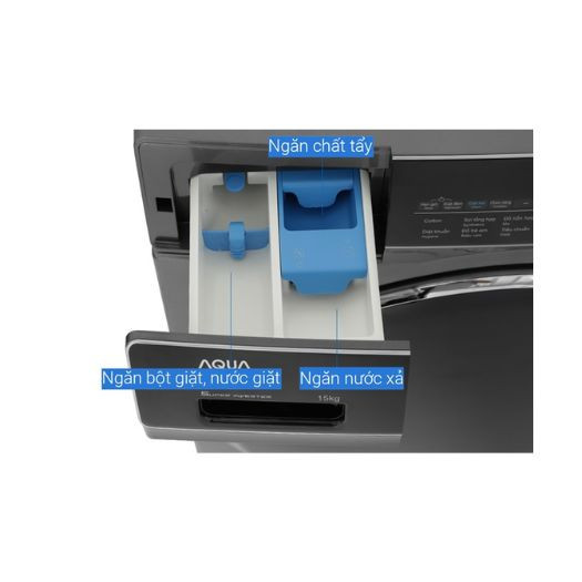 Máy giặt sấy  Aqua Inverter 15 kg AQD-A1500H.PS Lồng ngang