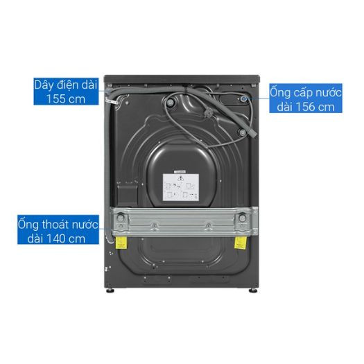 Máy giặt sấy  Aqua Inverter 15 kg AQD-A1500H.PS Lồng ngang