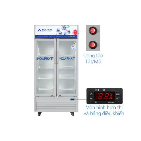 Tủ mát Hòa Phát 526 lít HSR D6526